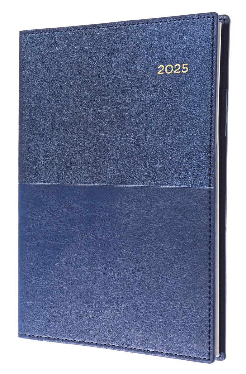 DIARY 2025 COLLINS VANESSA A6 105X148MM 165.V59 1DTP BLUE