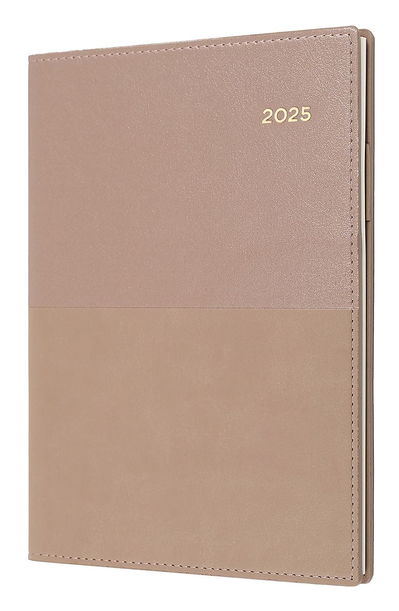 DIARY 2025 COLLINS VANESSA A6 105X148MM 165.V49 1DTP ROSE GOLD