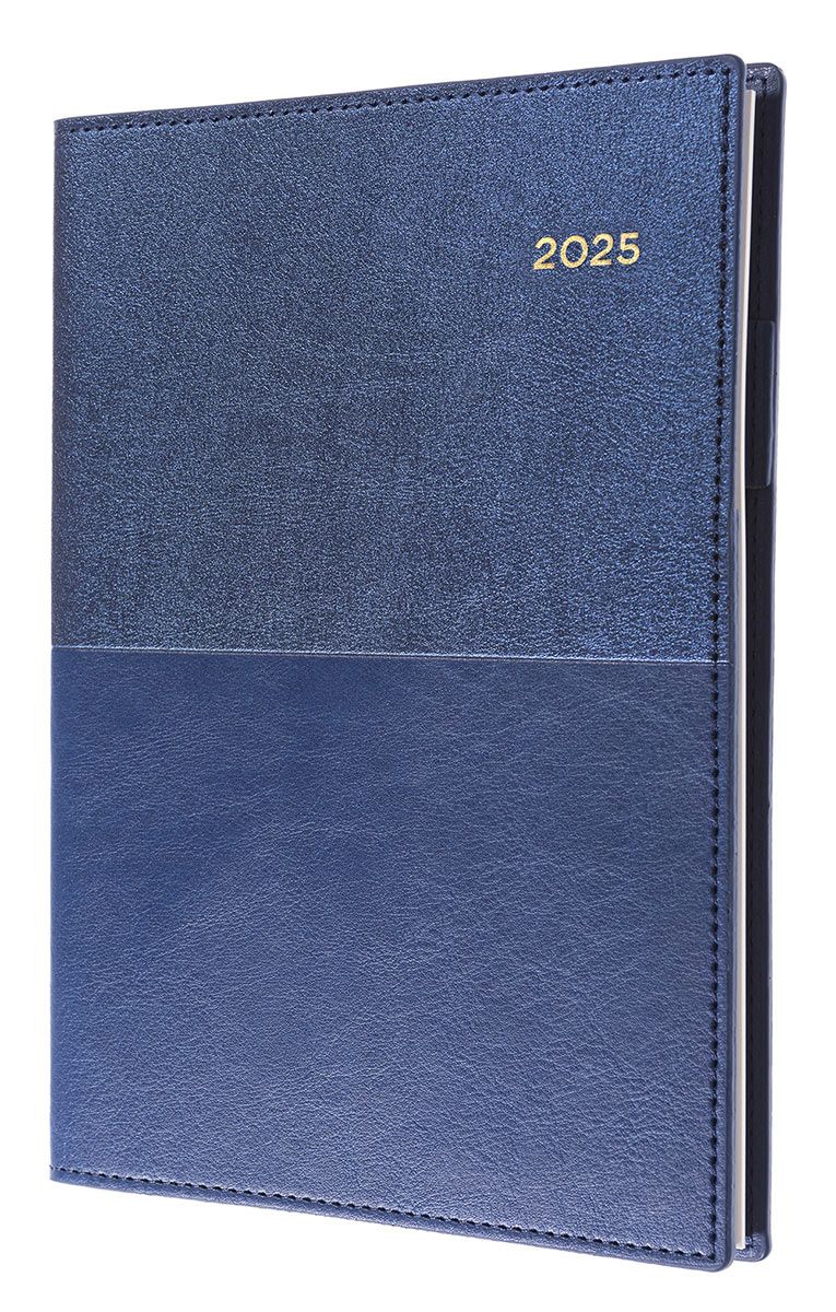 DIARY 2025 COLLINS VANESSA A6 105X148MM 365.V59 WTV BLUE