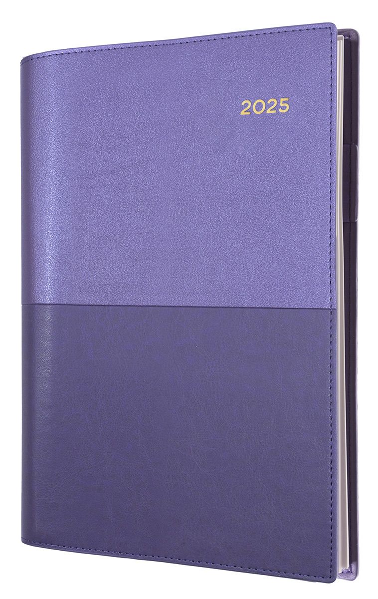 DIARY 2025 COLLINS VANESSA A6 105X148MM 365.V55 WTV LILAC