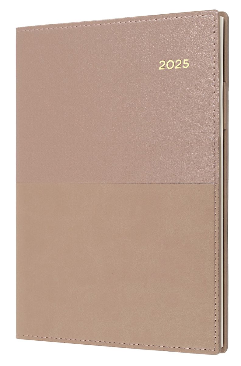 DIARY 2025 COLLINS VANESSA A6 105X148MM 365.V49 WTV ROSE GOLD