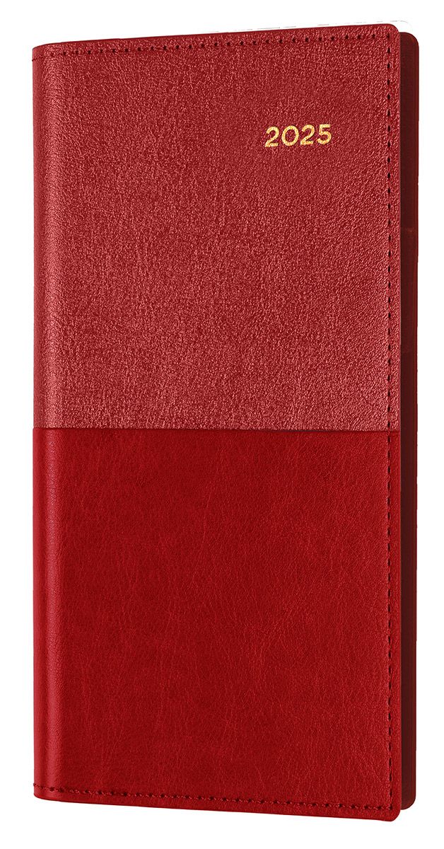 DIARY 2025 COLLINS VANESSA B6/7 176X88MM 375.V15 WTV LSCAPE RED