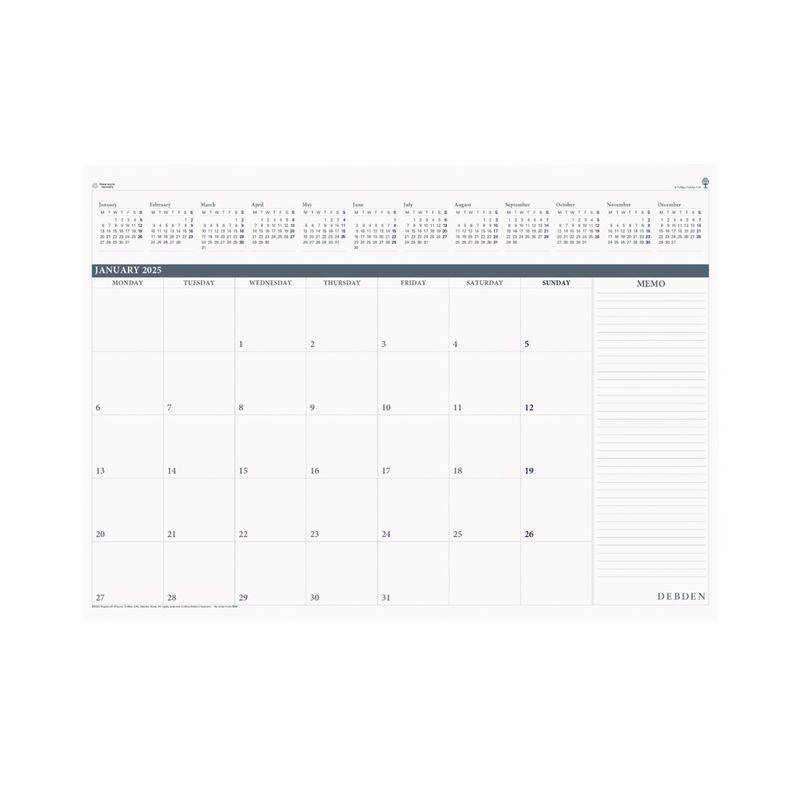 PLANNER REFILL 2025 DEBDEN 370X530MM 3902.CRF DESK TOP MTV