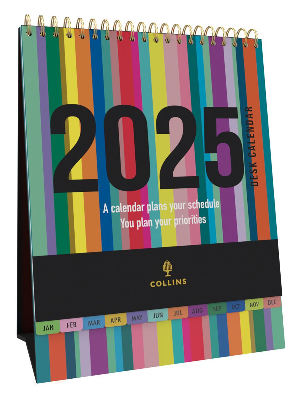 CALENDAR 2025 COLLINS 195X175MM EDGE DESK MTV