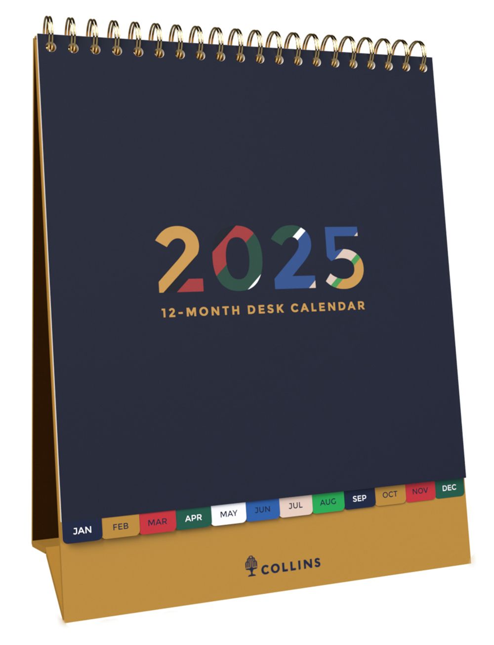 CALENDAR 2025 COLLINS 220X175MM EDGE MIRA DESK MTV