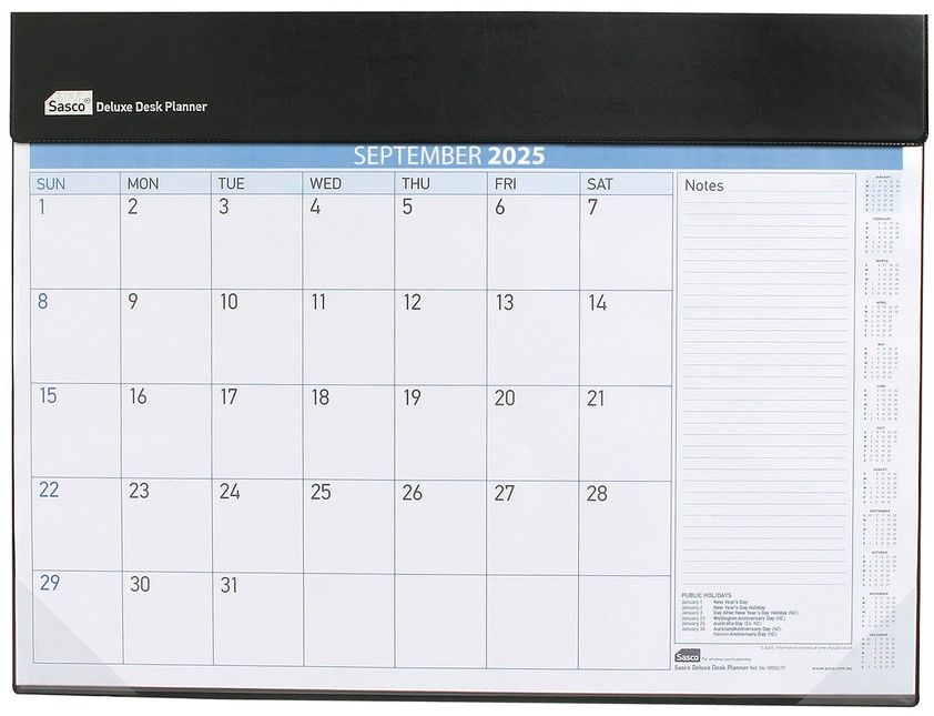 PLANNER 2025 SASCO 518X387MM DELUXE YTV