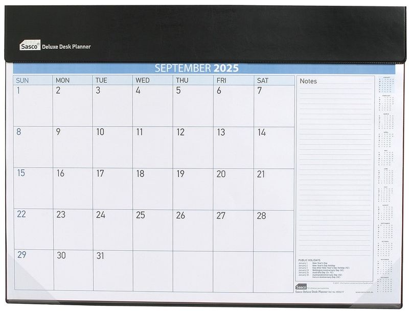 PLANNER 2025 SASCO 518X387MM DELUXE YTV