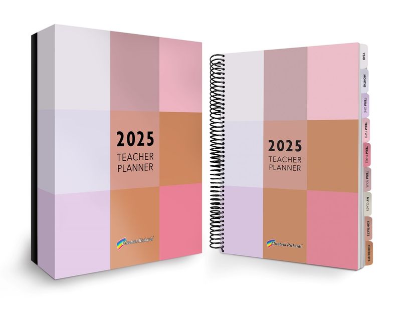 DIARY ELIZABETH RICHARDS 210X270MM 2025 TEACHER PLANNER