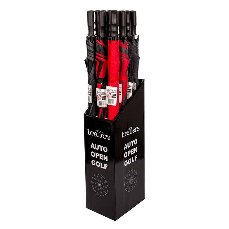 UMBRELLA BRELLERZ SPORTS GOLF IN FLOOR DISPLAY STAND
