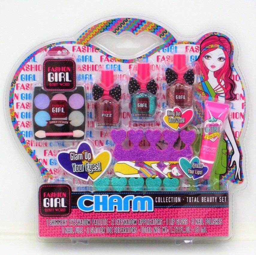 TOY JEWELLERY NAIL & MAKE UP SET