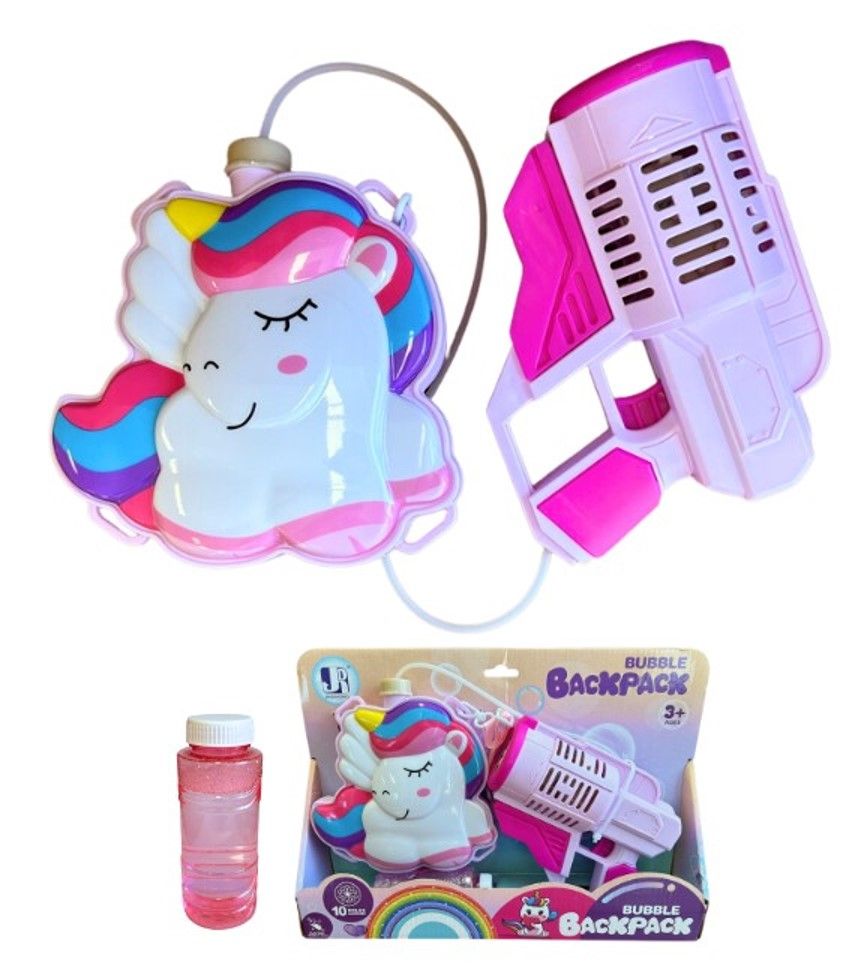 TOY BUBBLES UNICORN BACKPACK