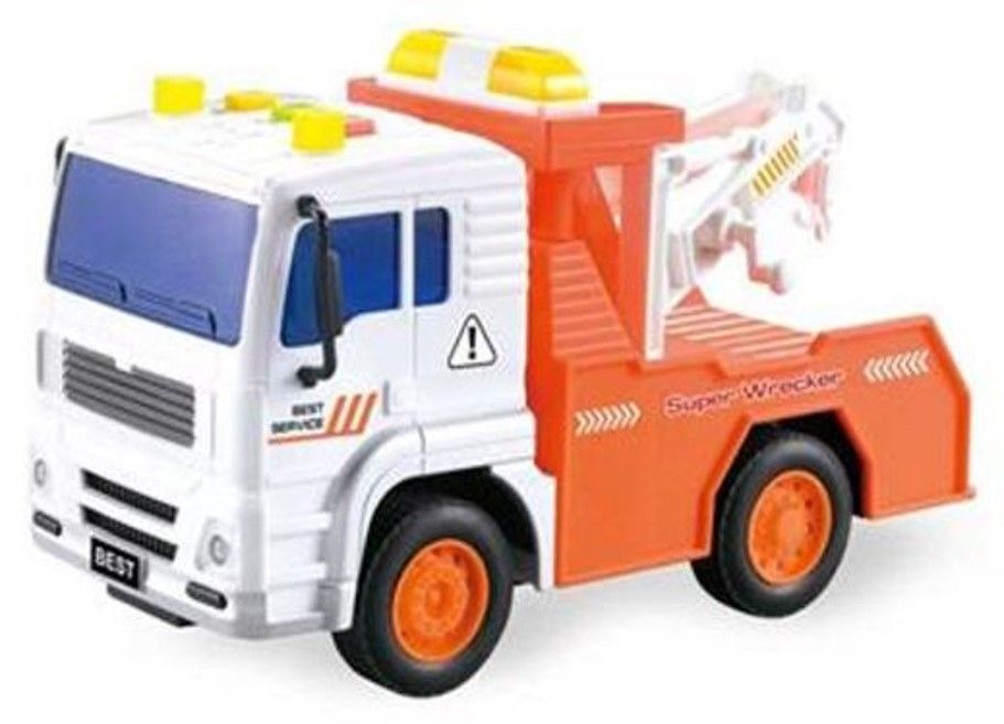 TOY LIGHT & SOUND TOW TRUCK