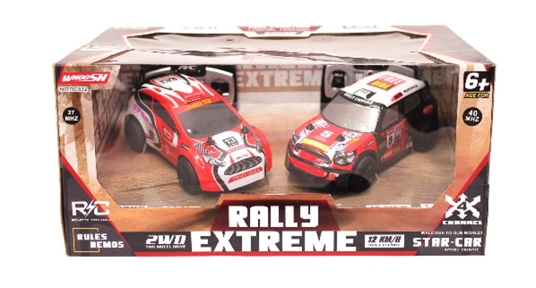 TOY REMOTE CONTROL RALLY EXTREME TWIN SET
