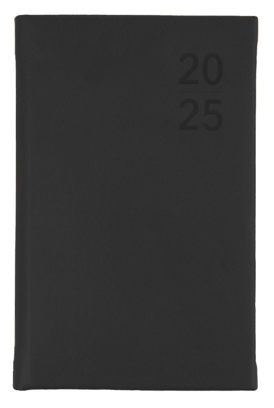 DIARY 2025 DEBDEN SILHOUETTE B7R 125X80MM S6700.P98 WTV CHARCOAL