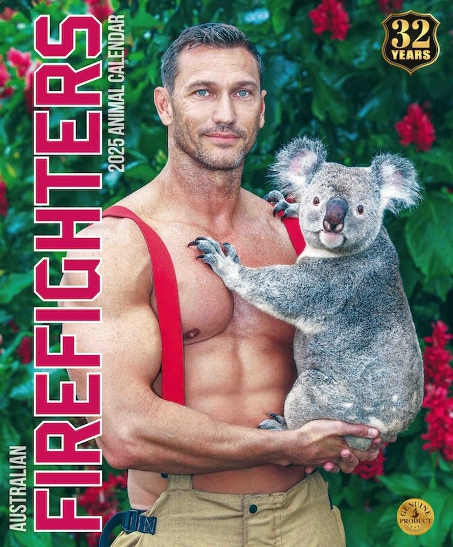 CALENDAR 2025 AUST FIREFIGHTERS 290X240MM WITH MIXED ANIMALS