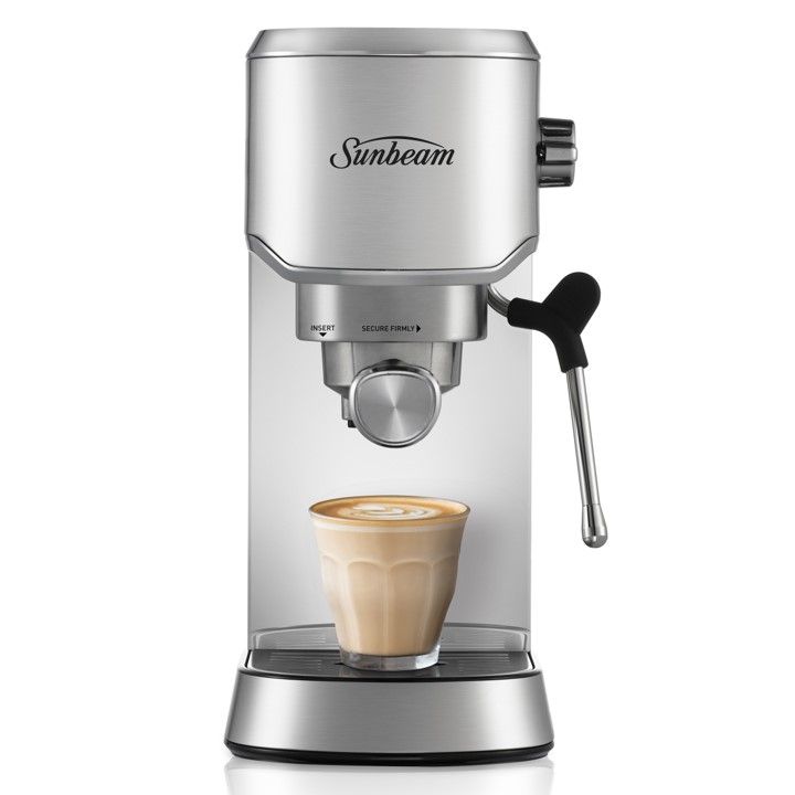 COFFEE MACHINE SUNBEAM 305X138X360MM COMPACT BARISTA ESPRESSO SSTEEL