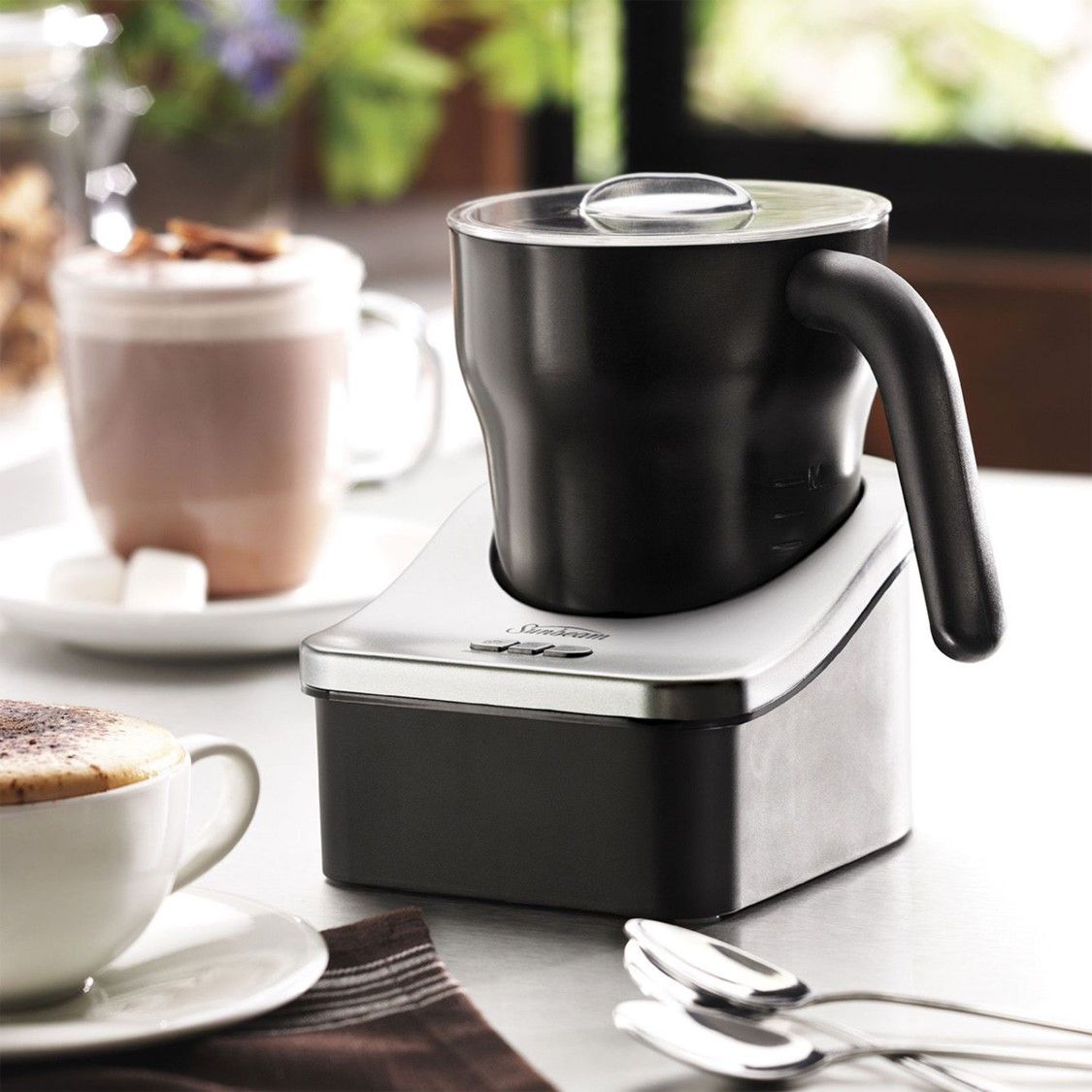 MILK FROTHER SUNBEAM 0.25L CAPACITY CAF� CREAMY BLACK