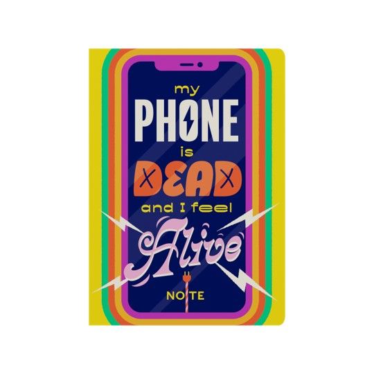 NOTEBOOK INSPIRATIONAL TYPE A5 E-IT15R.PH RECYCLED PHONE