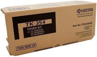 TK-354B BLACK TONER YIELD 15K FS-3920DN FS-3140 3040MFP FS-3920DN FS-3640MFP FS-3540
