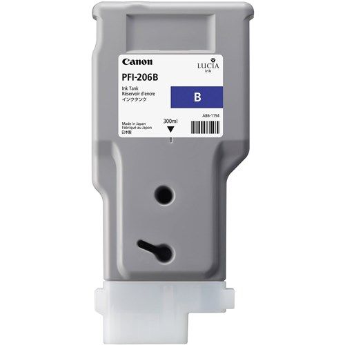 PFI-206B LUCIA EX BLUE INK FOR IPF6400 6450 - 300ML