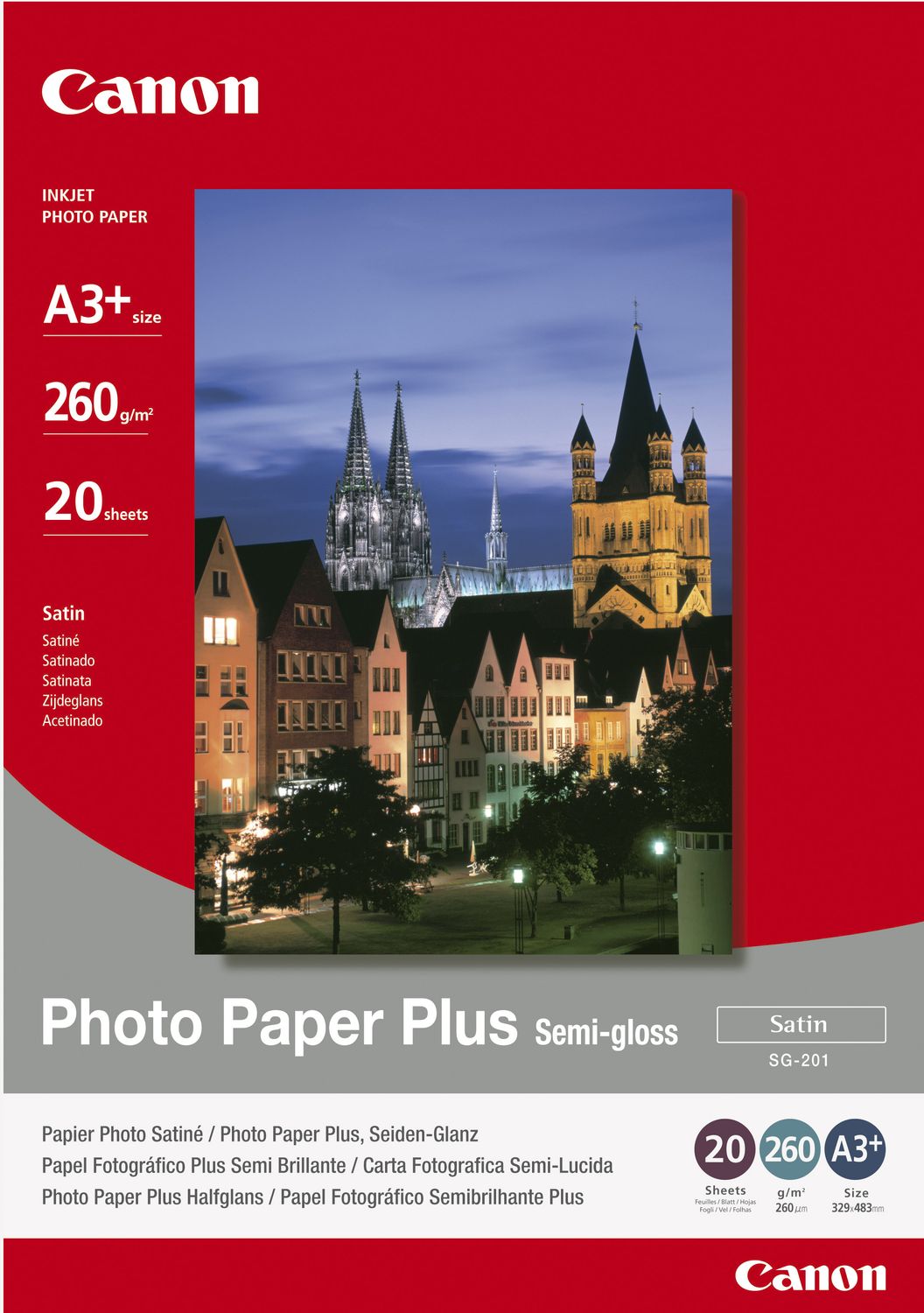 PHOTO PAPER PLUS SEMI GLOSS 20PK