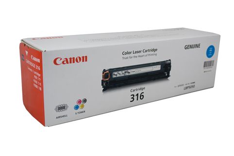 CANON CART316C CYAN TONER FOR LBP5050N 1.5K