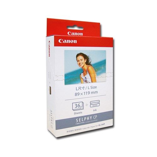 KL36IP INK/PAPER PACK L SIZE 119X89MM TO SUIT CP100