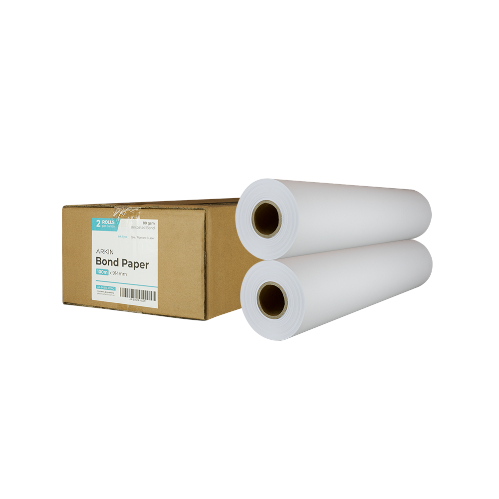 BOND PAPER 80GSM - 914MM X 100M Replace-CHRARBO914-100M1 JAN25