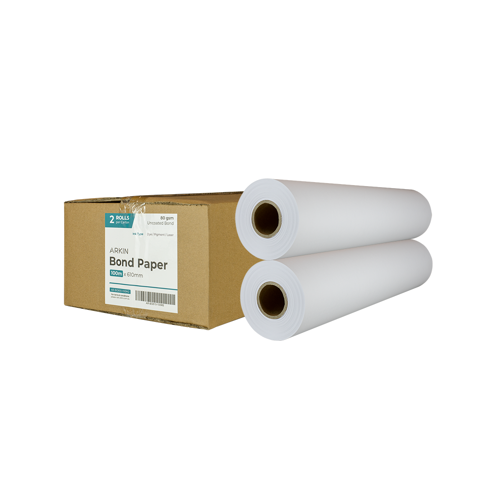 BOND PAPER 80GSM - 610MM X 100M Replace-CHRARBO610-100M1 JAN25