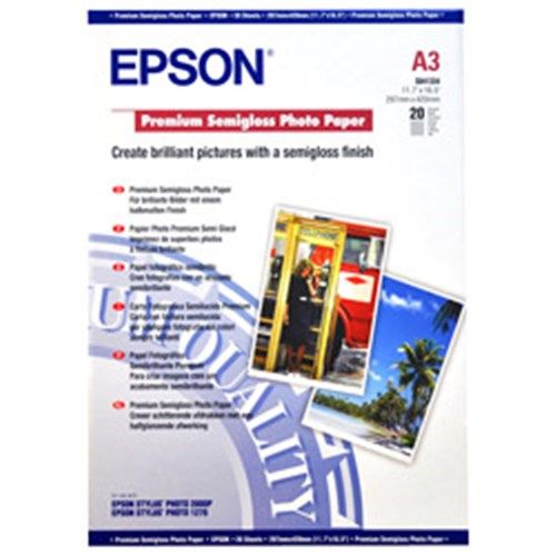 A3 PREM S/GLOSS PHOTO PAPER 20 PACK