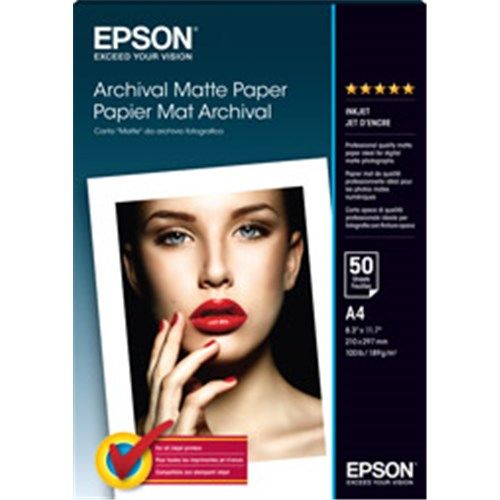 ARCHIVAL MATTE PAPER A4 QUANTITY 50 SHEETS