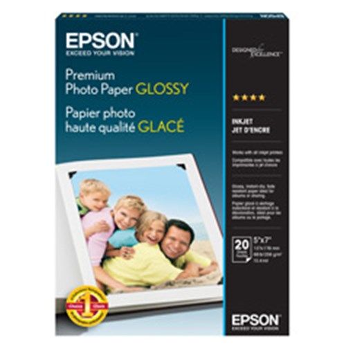 PREMIUM GLOSSY PHOTO PAPER 5X7 QTY 20 SHEETS