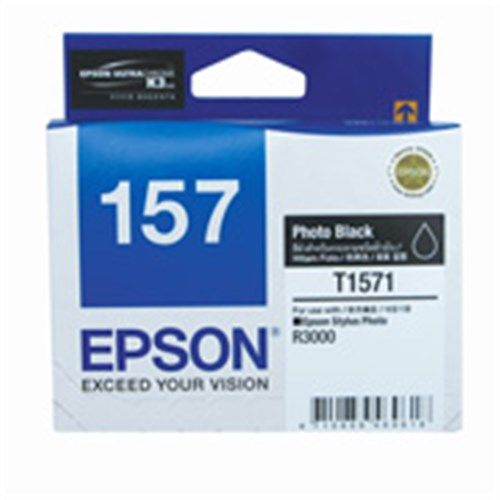 157 PHOTO BLACK INK CARTRIDGE FOR STYLUS PHOTO R3000