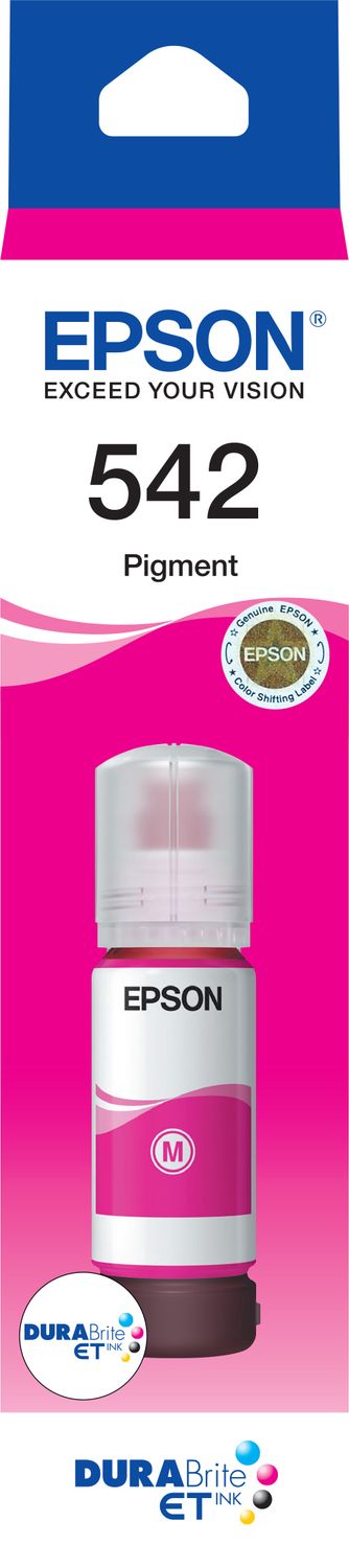 EPSON T542 DURABRITE ECOTANK MAGENTA INK ET-5150 ET-5170 ET-5800 ET-16600
