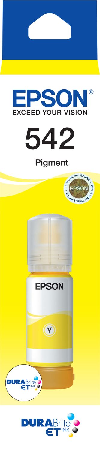 EPSON T542 DURABRITE ECOTANK YELLOW INK ET-5150 ET-5170 ET-5800 ET-16600
