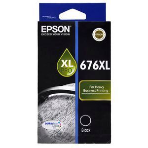 676XL BLACK INK CARTRIDGE FOR EPSON WORKFORCE 4530 4540
