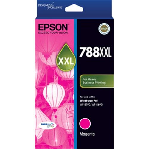 788XXL MAGENTA HIGH CAPACITY 4K PAGES SUITS WF-5190 WF-5690
