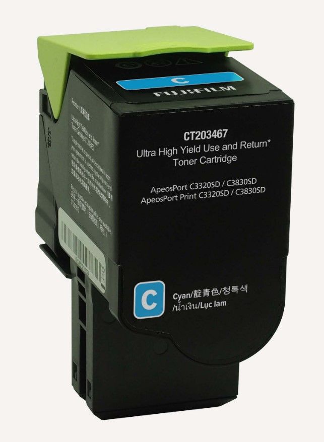 CYAN ULTRA HI YLD USE & RETURN TONER CART 7K FOR APC3830 APPC3830 APC3320 APPC3320