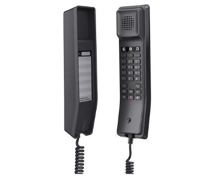 COMPACT HOTEL PHONE W/ BUILT-IN WIFI - BLACK