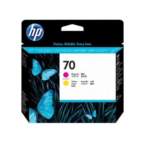 HP 70 MAGENTA AND YELLOW PRINTHEAD C9406A FOR DJ Z2100 Z3100 Z3200