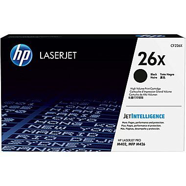 HP 26X BLACK LASERJET TONER CARTRIDGE 9K M402/M426