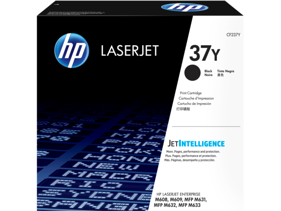 HP 37Y EXTRA HIGH YIELD BLACK ORIGINAL LASERJET TONER CARTRIDGE