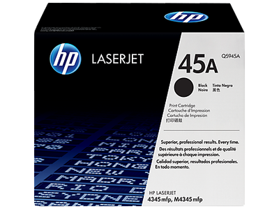 HP 45A BLACK TONER 18000 PAGE YIELD FOR LJ 4345 MFP HP 45A BLACK TONER 18000 PAGE YIELD FOR LJ 4345 MFP