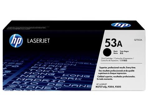 HP 53A BLACK TONER 3000 PAGE YIELD FOR LJ P2015