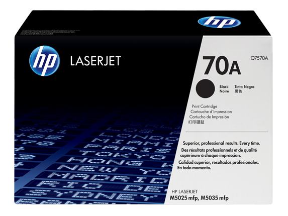 HP 70A BLACK TONER 15000 PAGE YIELD FOR LJ M5025 & M5035