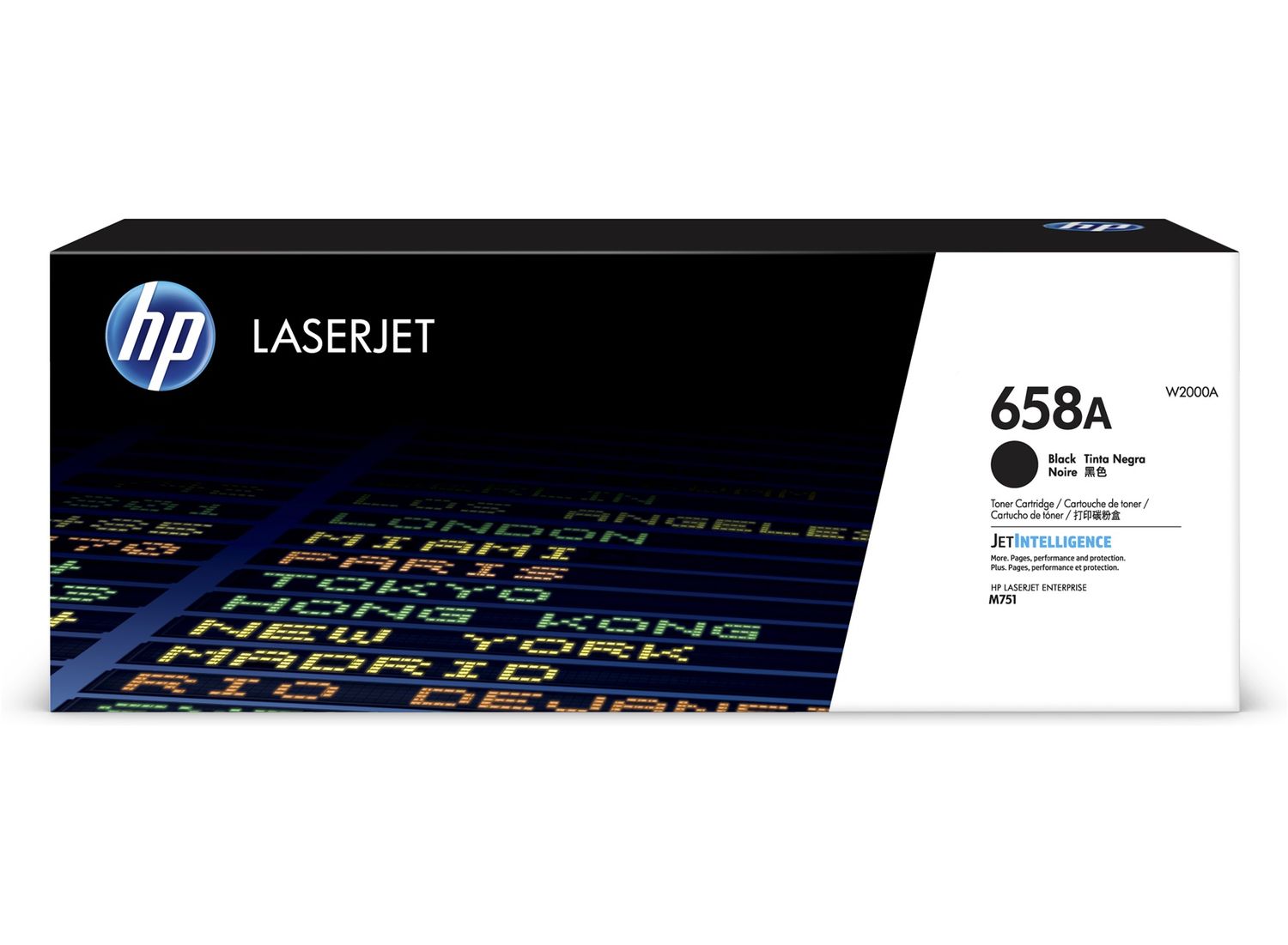 HP 658A BLACK LASERJET TONER CARTRIDGE 7K
