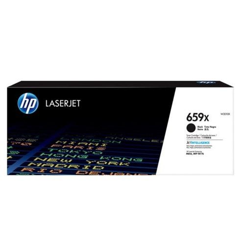 HP 659X BLACK LASERJET TONER CARTRIDGE FOR M776 M856 - 34K