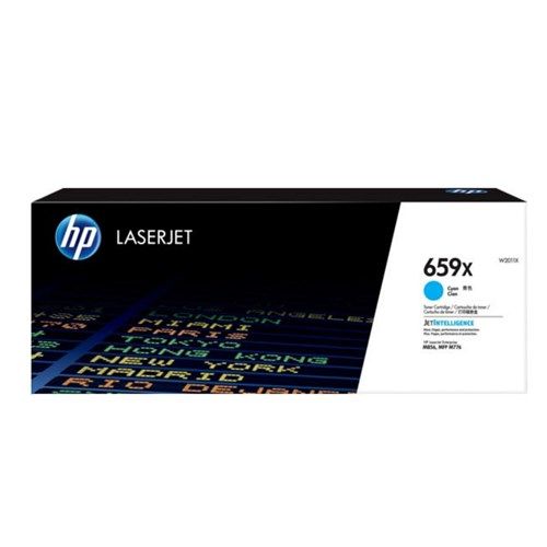 HP 659X CYAN LASERJET TONER CARTRIDGE FOR M776 M856 - 29K