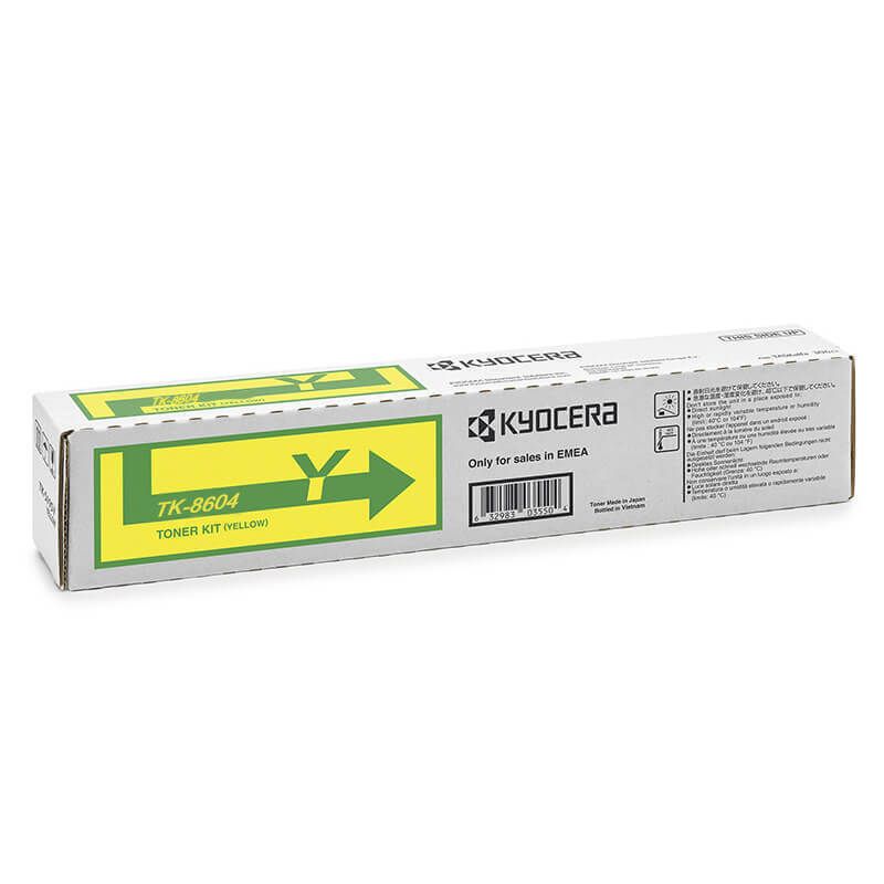 TONER KIT YELLOW FS-C8650DN YIELD 20000 PAGES