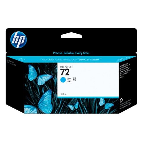 HP 72 CYAN INK 130ML CARTRIDGE C9371A